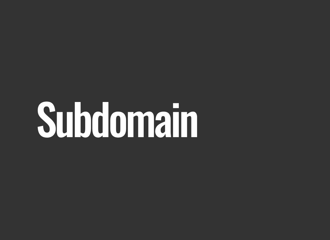 Subdomain