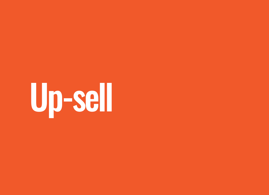 Up-sell