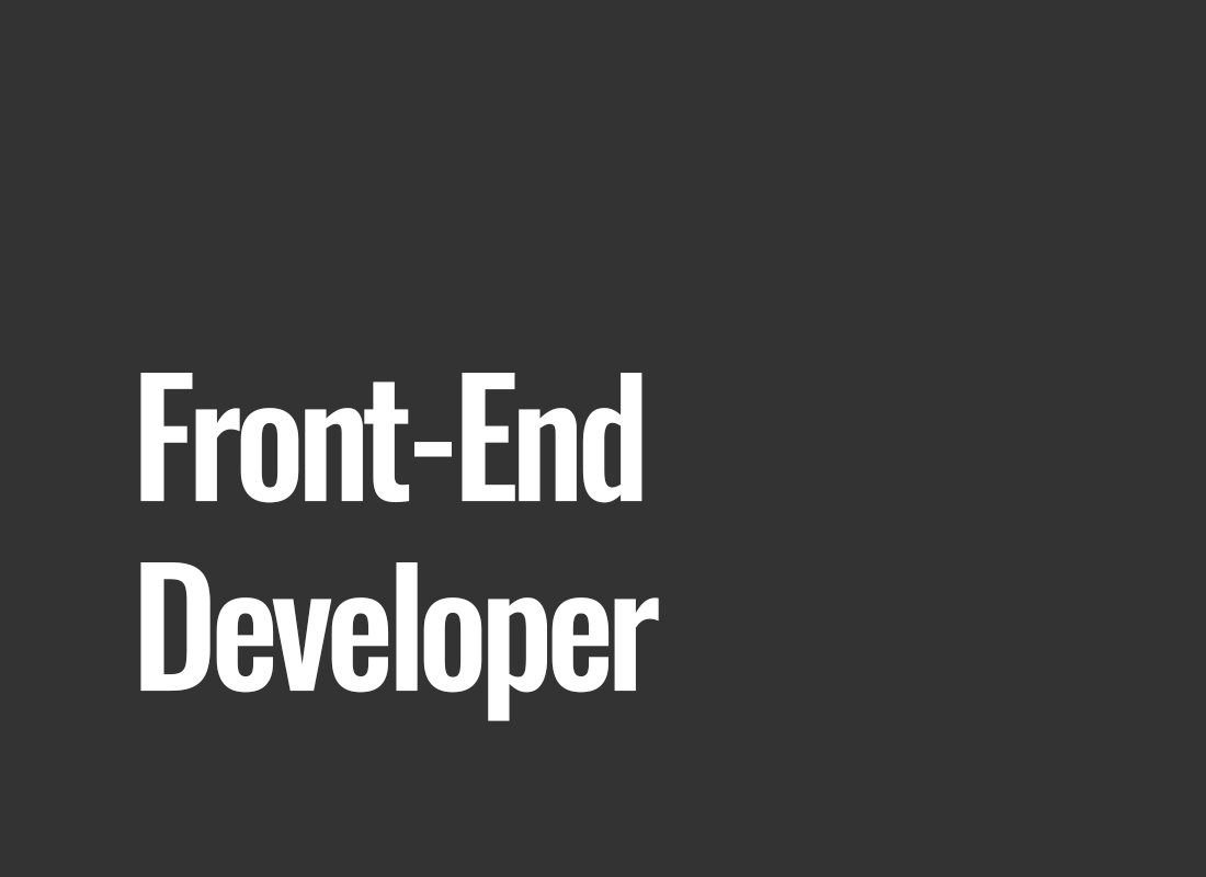 Front-End Developer