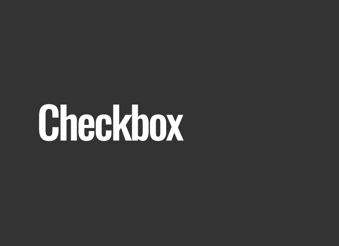 Checkbox