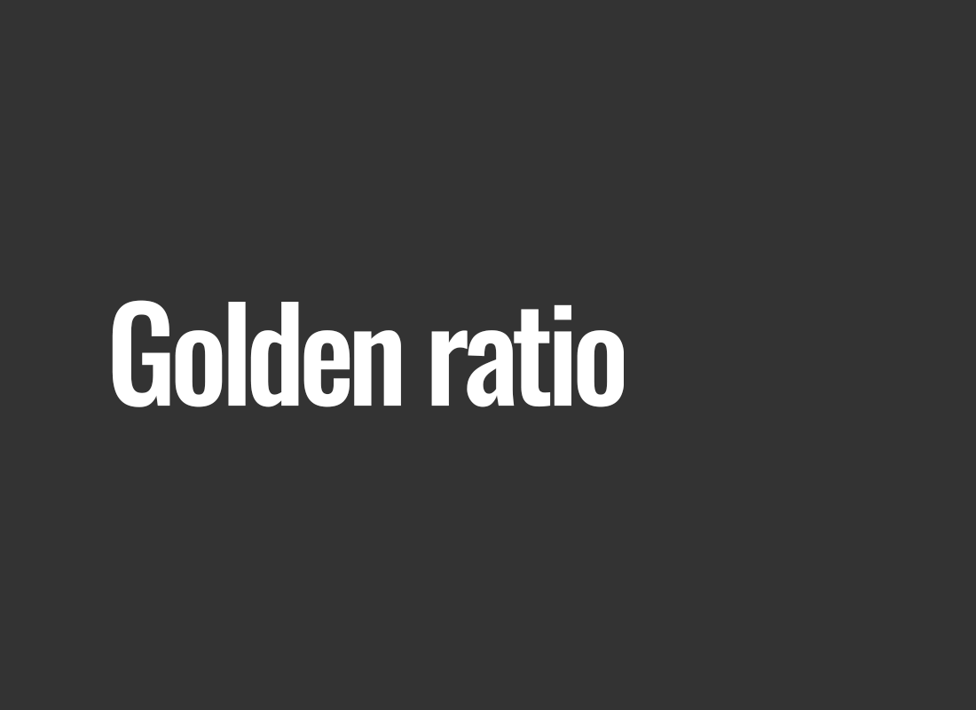 Golden ratio