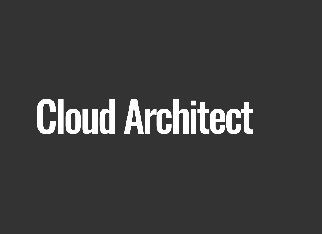 Cloud Architect