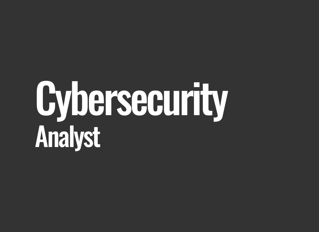 Cybersecurity Analyst 