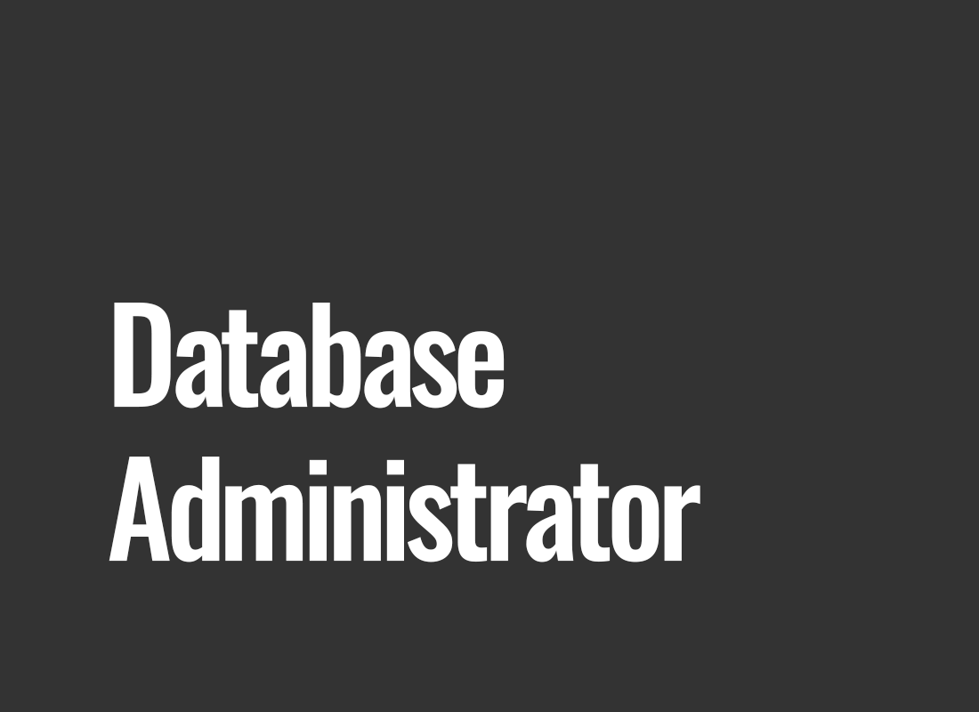 Database Administrator 