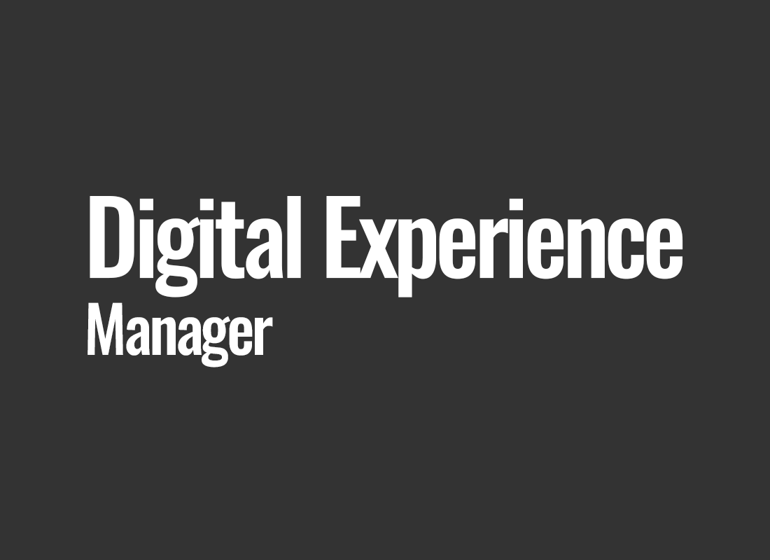 Digital Experience Manager