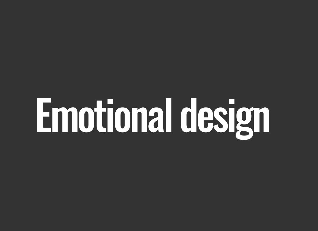 Emotional design 