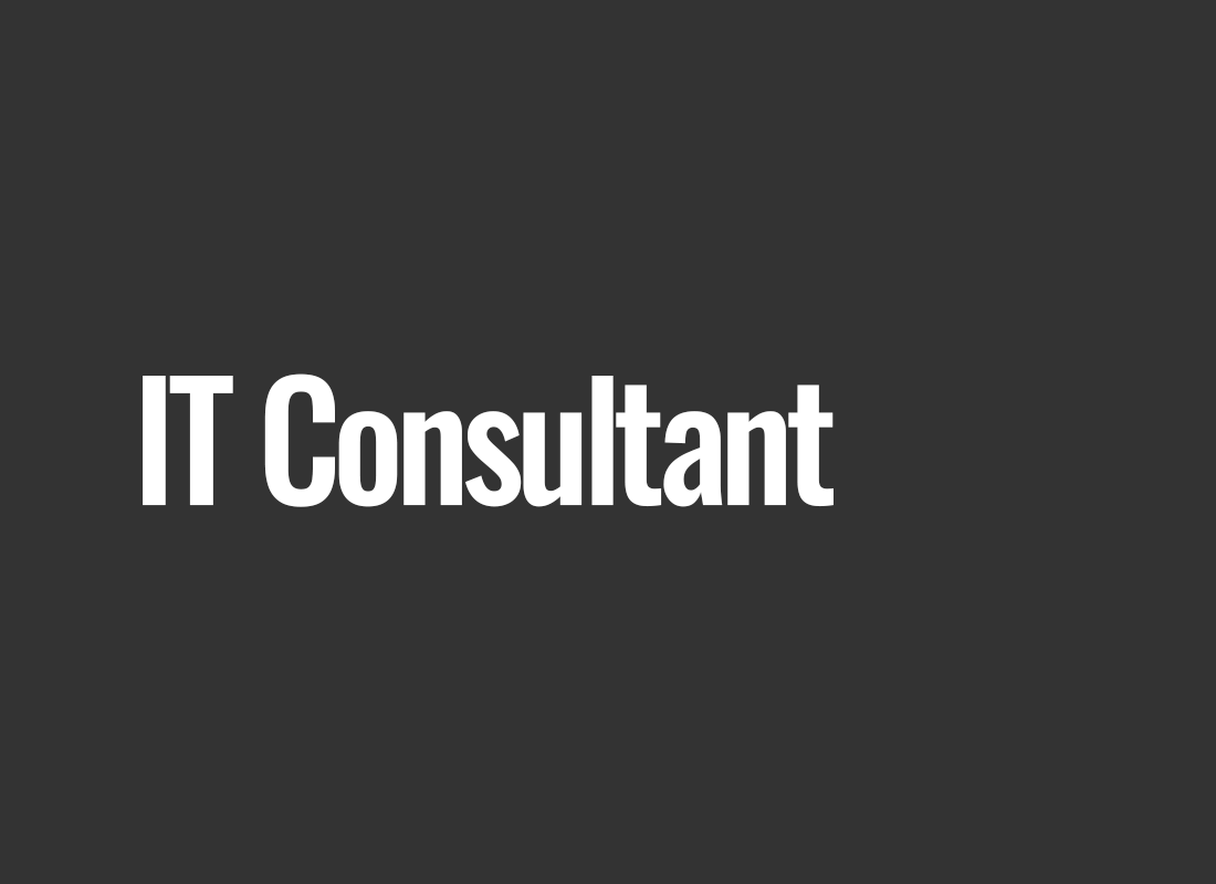 IT Consultant 