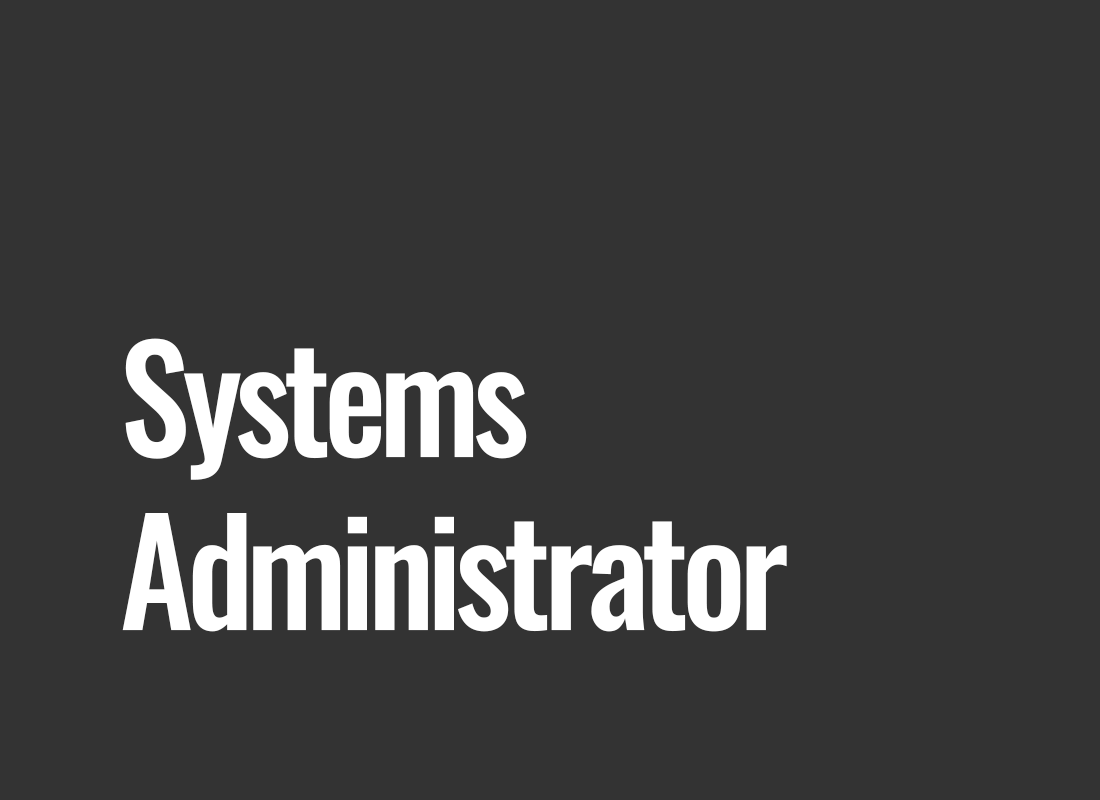 Systems Administrator