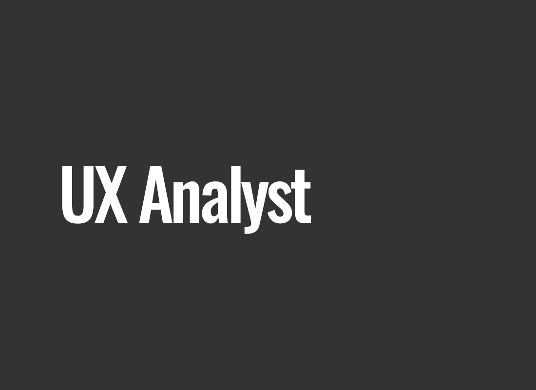 UX Analyst