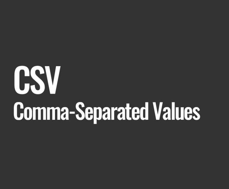 CSV (Comma-Separated Values)