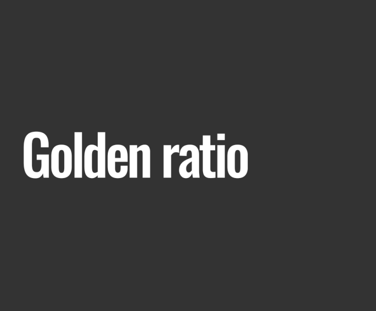 Golden ratio