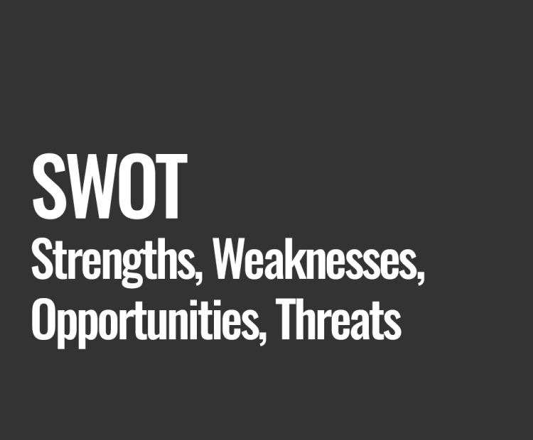 SWOT (Strengths, Weaknesses, Opportunities, Threats)																									