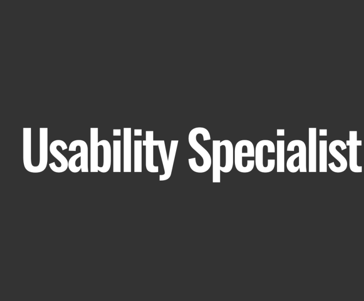 Usability Specialist